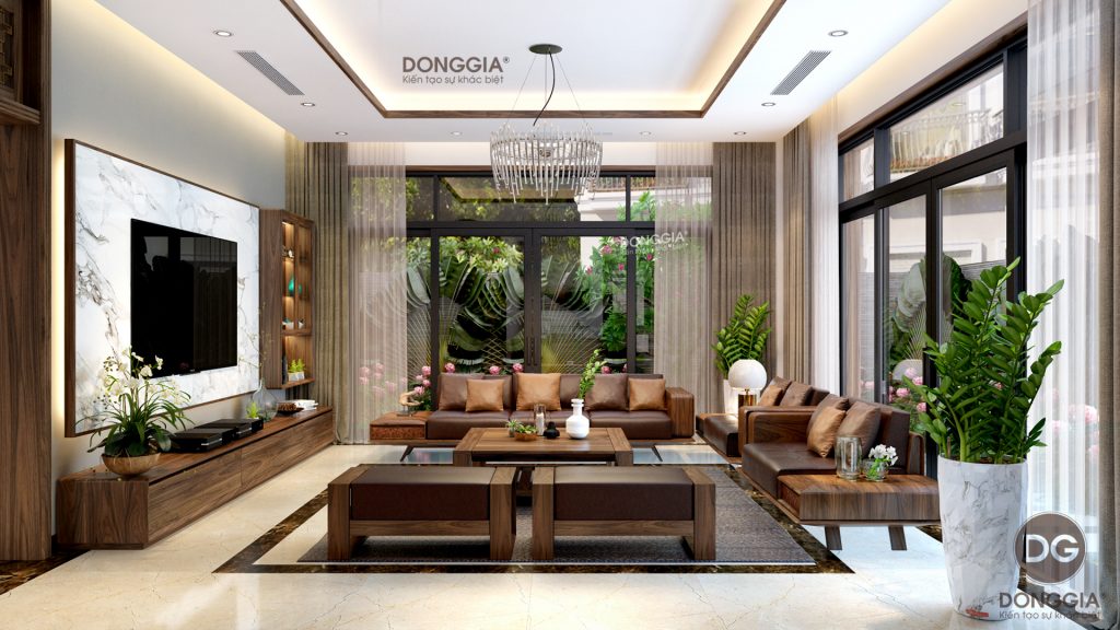 55 Mẫu thiết kế nội thất phòng khách đẹp hiện đại đơn giản - KataHome