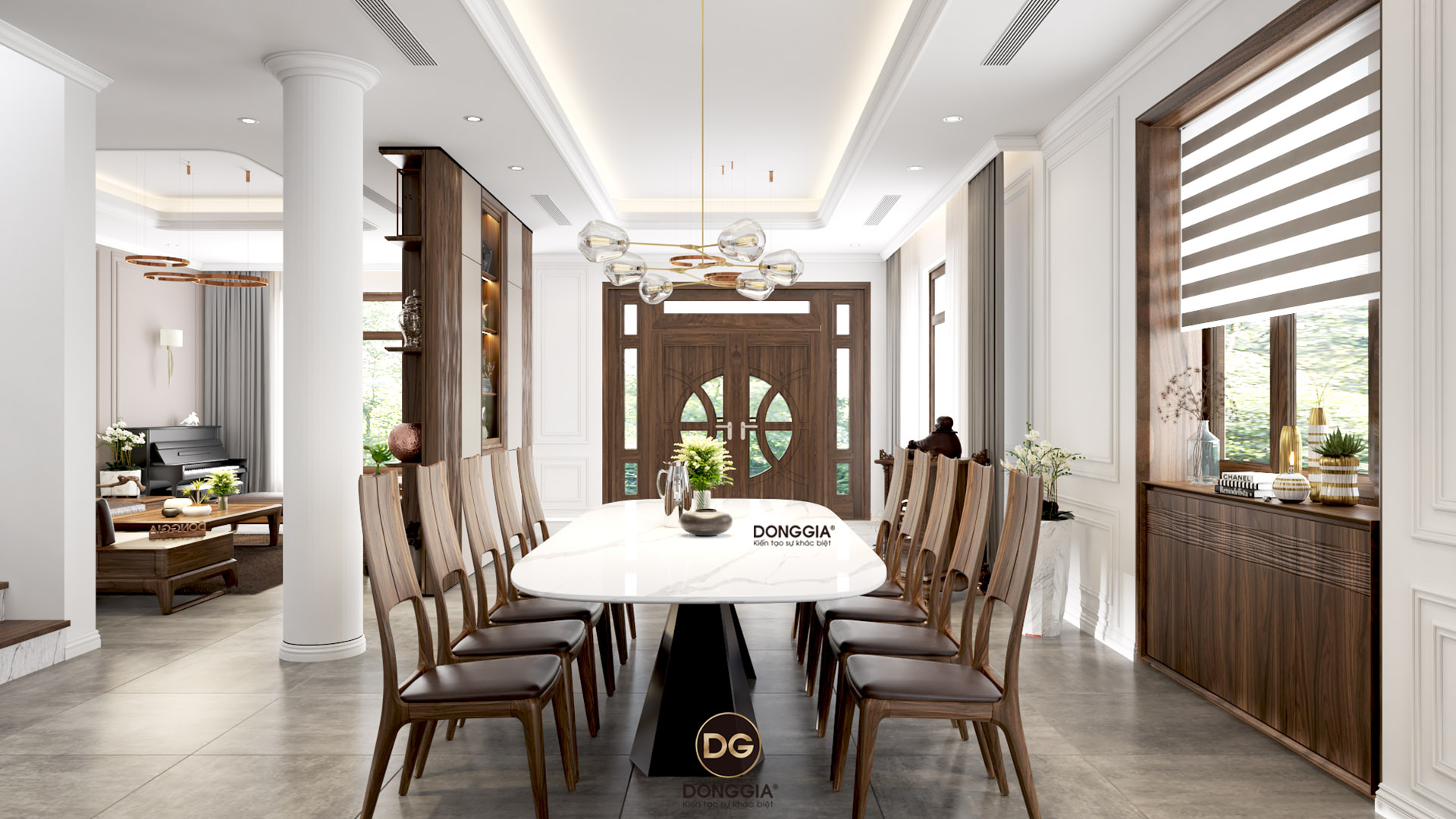 Top những bộ bàn ghế phòng ăn đẹp phù hợp với mọi không gian  Nội thất  nhập khẩu  bàn ăn thông minh  Luxfuni