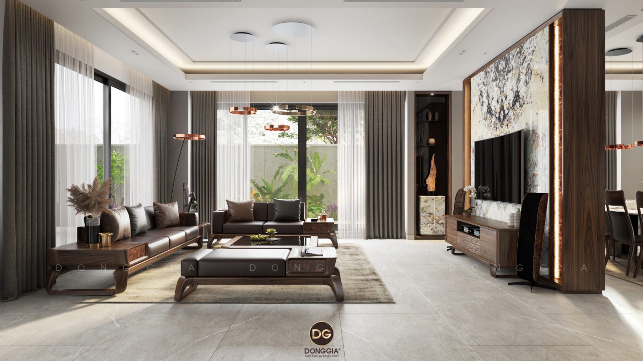 20 ý tưởng Thiết Kế Nội Thất Phòng Khách Biệt Thự sáng tạo