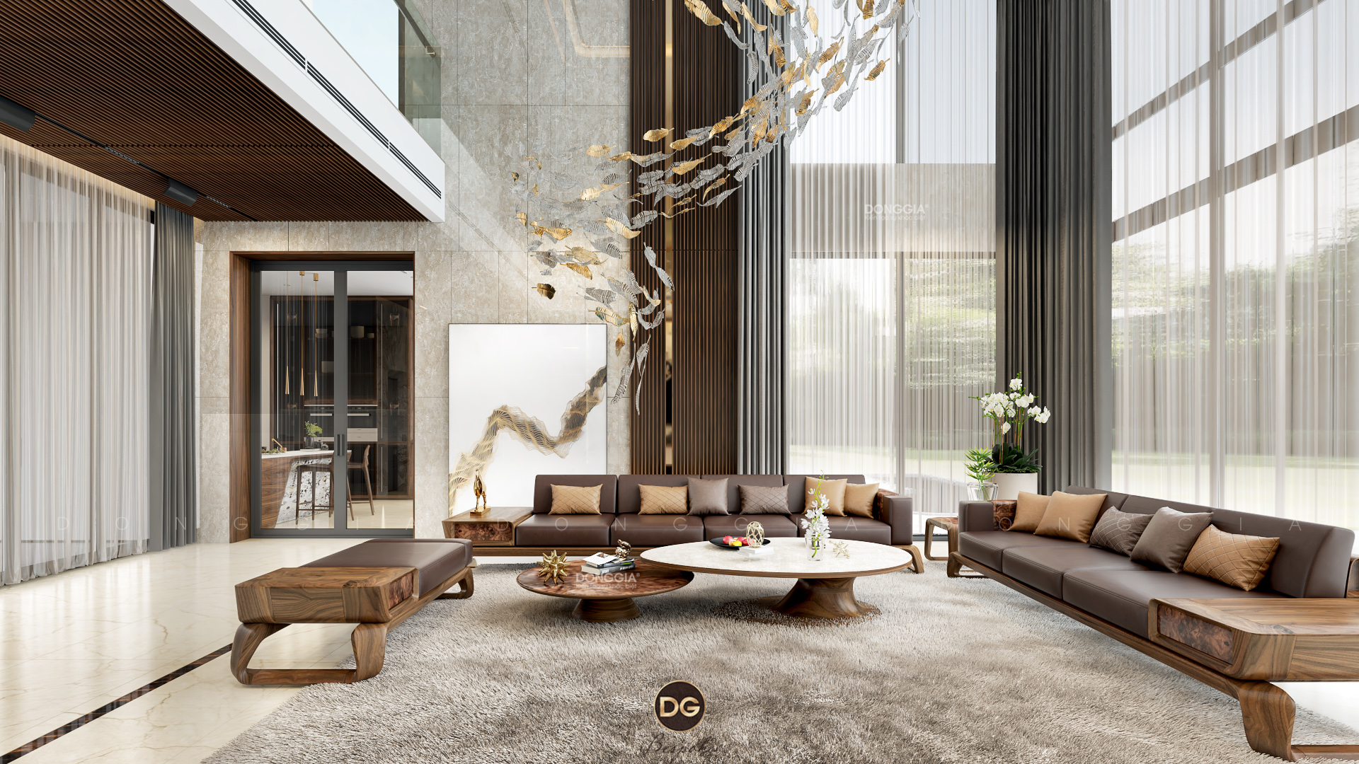 Top 20 mẫu nội thất phòng khách sang trọng cho thiết kế biệt thự P1