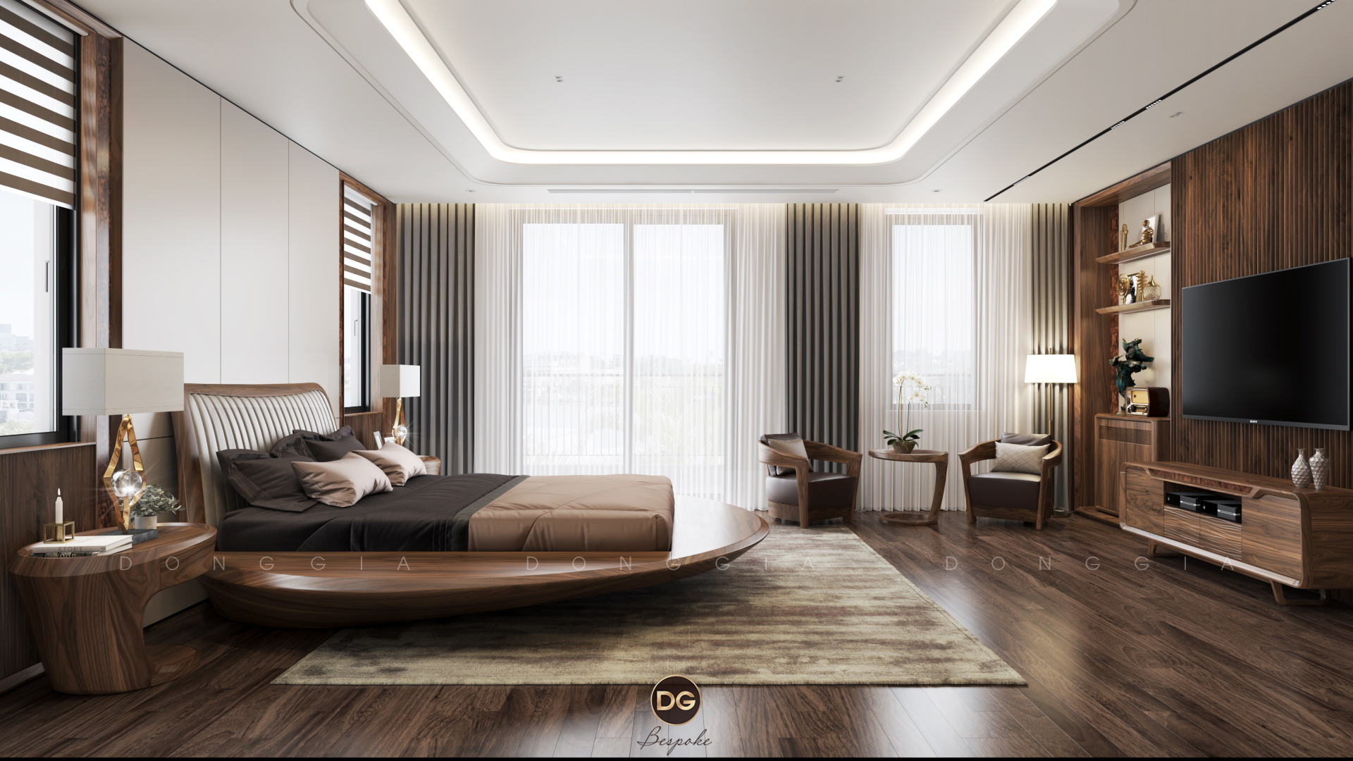 55 Mẫu thiết kế phòng ngủ master đẹp, hiện đại mới nhất 2023