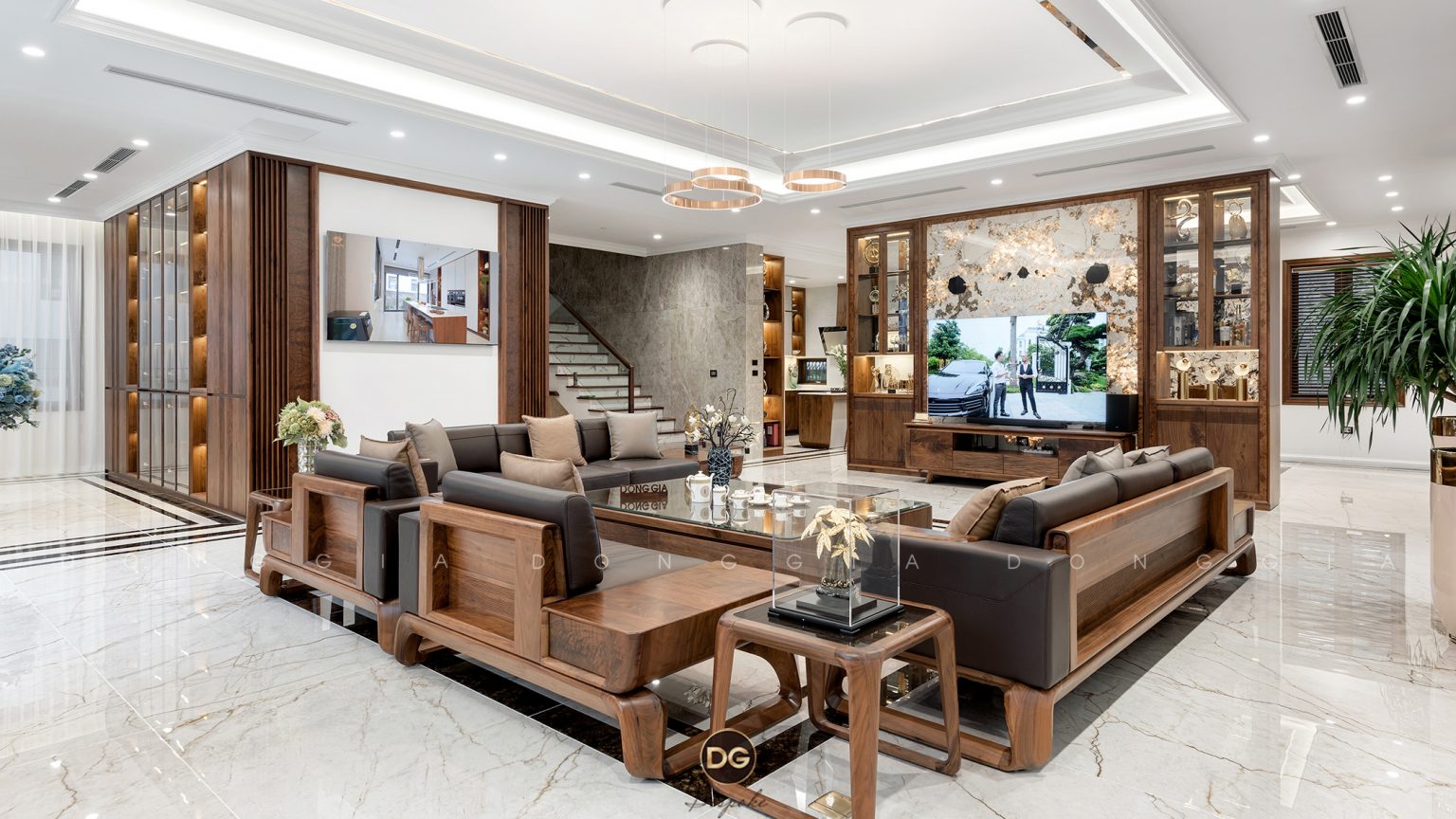 Showroom nội thất Gỗ Óc Chó đạt chuẩn cao cấp